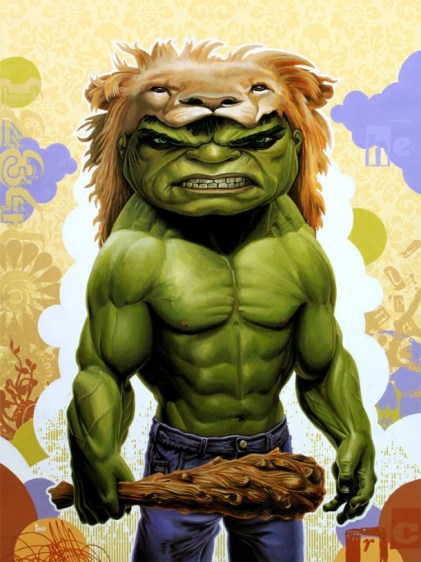 Modern-Myth-Hulk-x-Heracles-12-x-16-acrylic-on-board-610x815